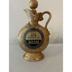 Vintage Jim Beam Regal Gold Decanter 103 Months Old Bourbon Whiskey Bottle 1956